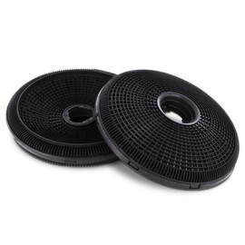 DEKAROX Best Type 190 Activated Carbon Filter 190 mm Diameter for AEG Electrolux 902979370/1 9029793701 E3CFP19 EHFCB190 Set for Cooker Hood