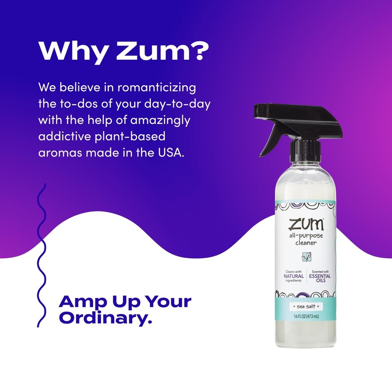 Indigo Wild Zum All-Purpose Cleaner - Natural Multipurpose Cleaner Made