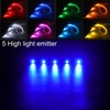 TABEN Car Neon Light Strips, 4-Piece Set with 64 Colours,