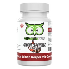 Quercetin Capsules – High Dose – 300 mg – Quality from Germany – No Additives – Vegan – Laboratory Tested Vitamineule®