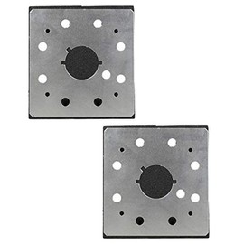 Superior Parts SPD18 1/4 Sheet, 8 Hole Stick on Square Sanding Pad for Dewalt 151280-00, 151284-00SV - 2 Pack