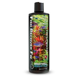 Brightwell Aquatics Brightwell Fish Recover FW - All-Natural Fish Remedy for Treating Sick Freshwater Fish, 500 ml
