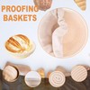 BEIYUANYA 6PCS 6.3 Inch Fermentation Basket, Banneton Bread Proofing Basket,