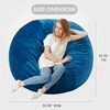 HABUTWAY Bean Bag Chair: Giant 5' Memory Foam Furniture Bean
