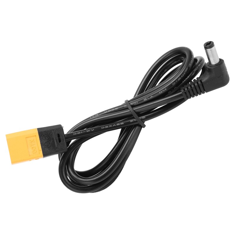 XT60 Power Cable for FPV Flying Goggles 122cm/48in with DC