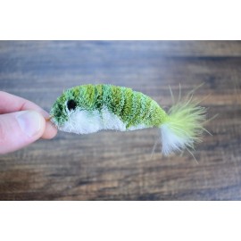 my own 1 XL Size Durable GREEN OR BLUE FUN FISH  Cat Toy Fits Da Bird & Popular Wands