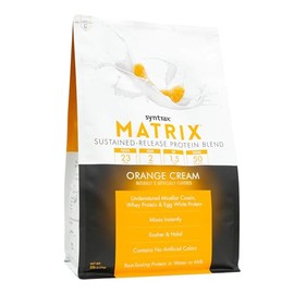 Syntrax Syntrax Nutrition Matrix, Sustained-Release Protein Blend, Orange Cream, 5 lb