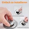 Pop Up Plug Sink With Anti Clogging Strainer, Universal Drain