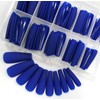 LoveOurHome 100pc Coffin Press on Nails Long Fake Nails Matte