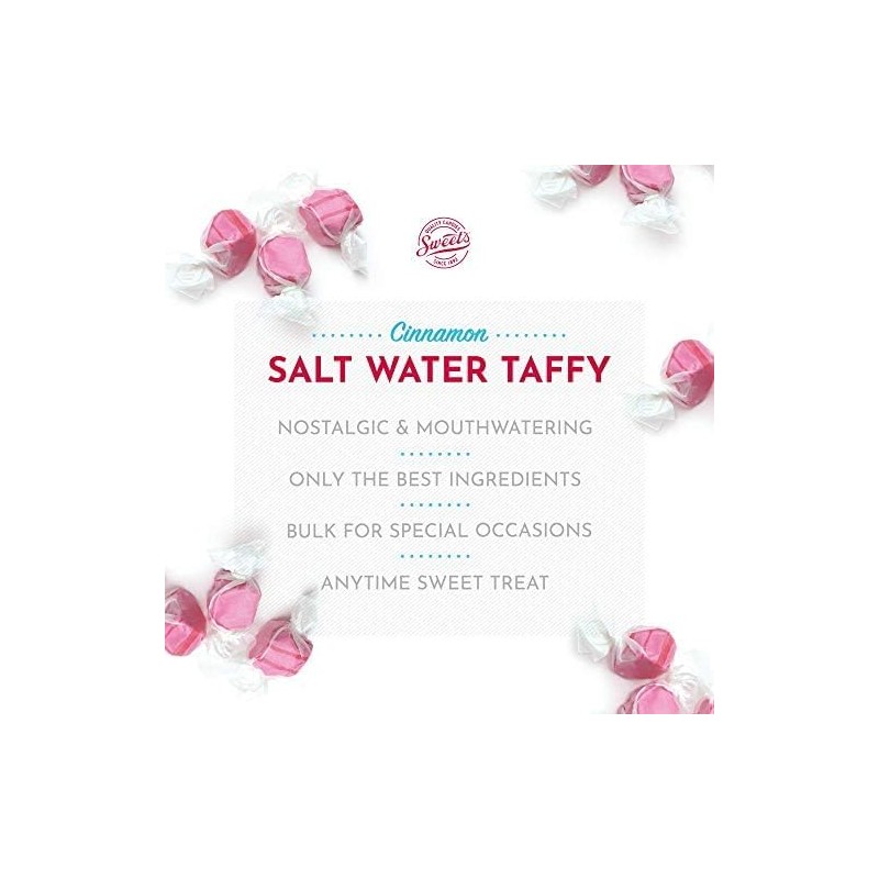 Sweet Candy Company Salt Water Taffy Individually Wrapped- Salt Water