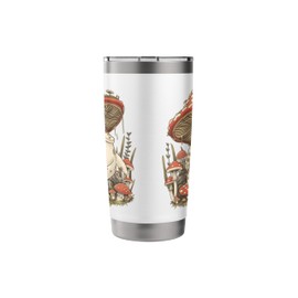 Blobfish Fish Cottagecore Aesthetic Mushroom Hat Stainless Steel Insulated Tumbler