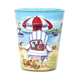Puerto Vallarta Mexico Beach Chair In and Out Shot Glass