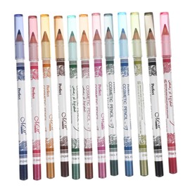 Beavorty 24pcs Color Eyeliner Pencil Set Quick Drying Shimmering Eye Makeup Anti- Grip for Versatile Looks for Daily Wear and Special Occasions