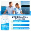 200 Billion Cfus 12 Strains Probiotic, with 3 Organic Prebiotics,