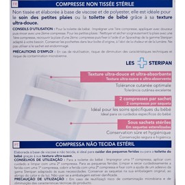 Steripan - Non-woven Sterile Dressing - Ultra Soft - 10 Bags of 2 Dressings - Extremely Absorbent - Viscose Non Woven