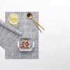 LEXMORE Placemats Set of 4 Vinyl/Plastic Woven Place Mats for
