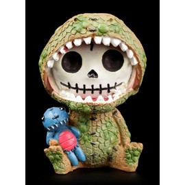 Furry Bones T-Rex Tyrannosaurus Rex + Gift Box for Collector | Funny Decorative Figure Skull Face