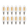 helloify BA11 Dimmable Vintage LED Edison Candelabra Bulb, 60W Equivalent,