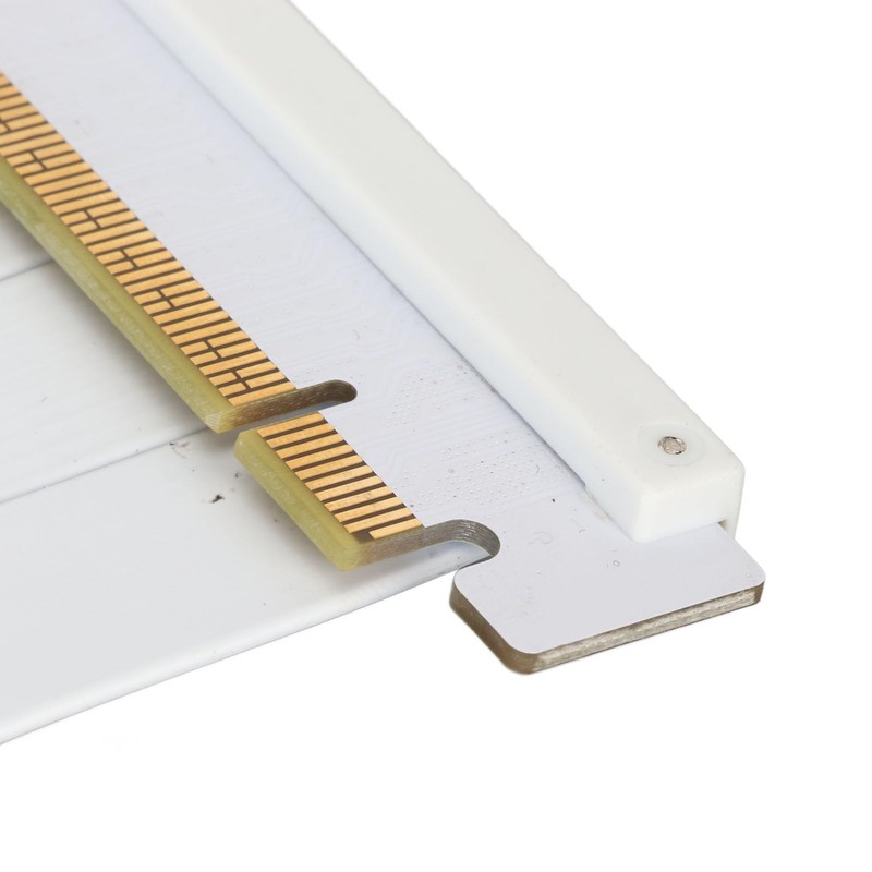 PUSOKEI PCIE 4.0 x16 Extender Riser Cable, High Speed Flex