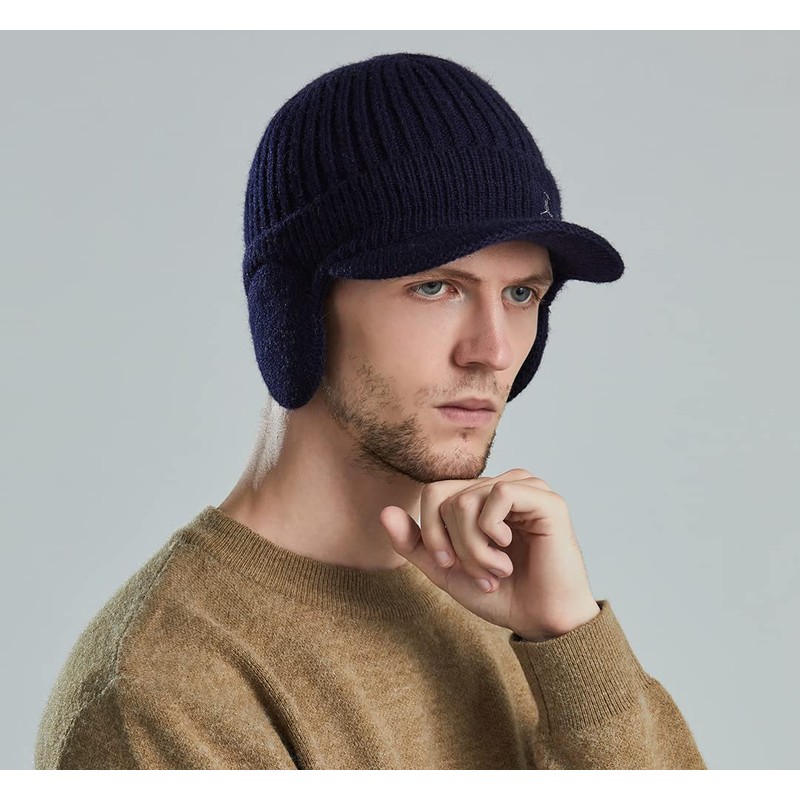 YAMEE Men's Winter Hat Knitted Cap Winter Cap Women's Knitted