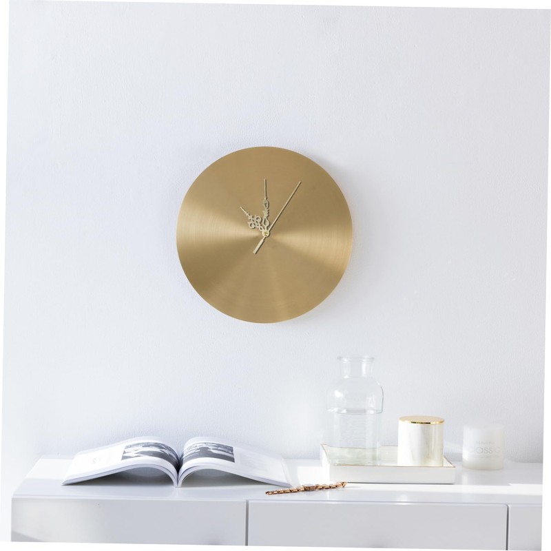 jojofuny Gold Decorative Clock Hands Small Metal Clock Replacement Parts