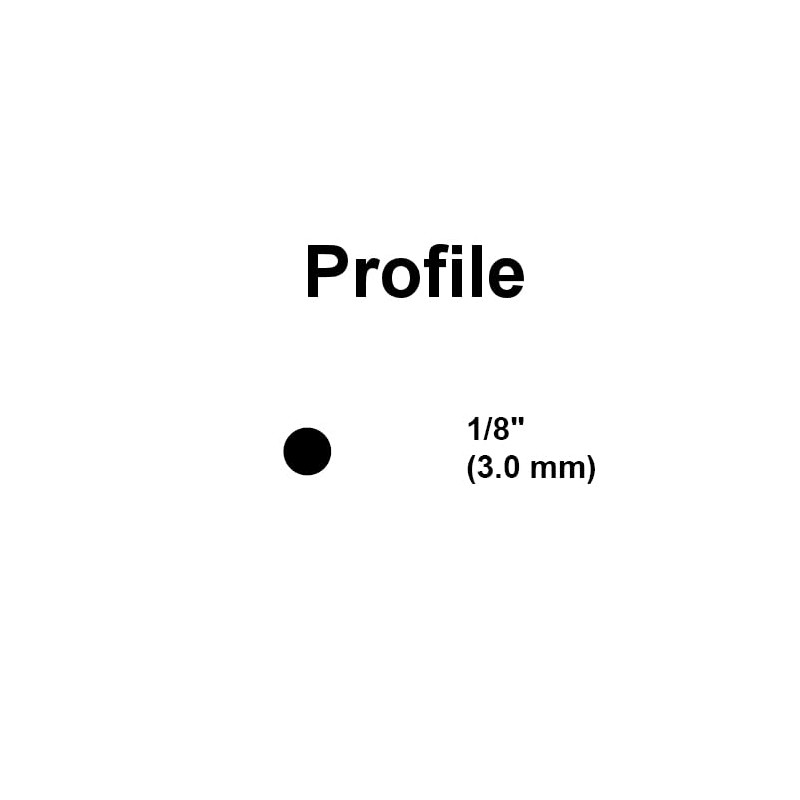 Polyurethane Plastic Welding Rod, 1/8 in. diameter, 30 ft., Natural