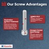 Kozelo 10pcs Socket Head Cap Screws - [5/16"-24 x 1-1/4"]