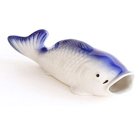 Moa Feteli (Moa Feteli) Luck, Feng Shui, Luck Up, Sakaki, Carp, Flower Hanging, Tokonoma, Column, Wall Mounted, Flower Storage (Navy Blue, Blue)