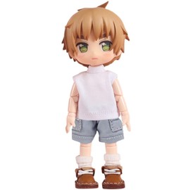 niannyyhouse OB11 Size Obitsu Doll for 4.3 inches (11 cm) Body, Cowboy Shorts, Long Vest, Pocket Cargo Pants, Doll Clothes, 1/12bjd Doll Clothes (long, blue)