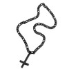HSWYFCJY Cross Chain Men's Cross Chain Silver Gold Black Stainless