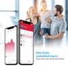 FITINDEX Scale with BMI, Body Fat, Muscle Mass, Smart Scale