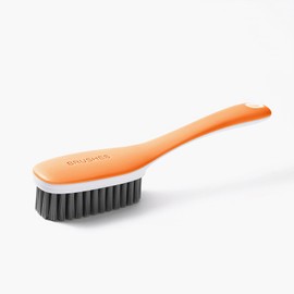 HSYTEK Sneaker Cleaning Brush – Effective & Gentle on Textile, Leather & Faux Leather – High-Quality Shoe Brush with Synthetic Bristles – Orange