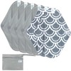 Leekalos Reusable Bamboo Cloth Pads - Light Incontinence Pads -