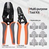 iCrimp 8-Piece Ratcheting Crimping Tool Set with PM Powder-Metallurgy Quick-Exchange