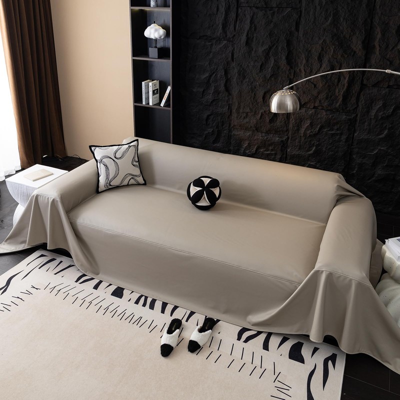 vctops Waterproof Thick PU Leather Sofa Covers for Sectional Sofa