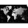 CANVAS ON DEMAND World Timezone map Wall Decal, Map Artwork