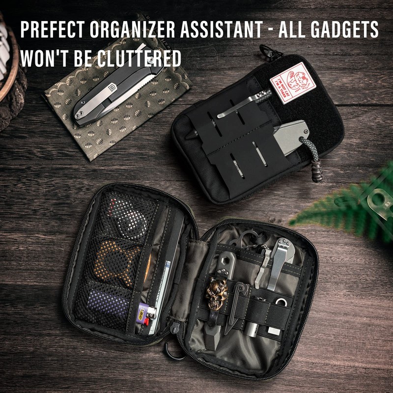 TACTICAL GEEK Block E2.0 EDC Compact Waist Pocket Pouch, Small