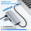USB C Hub 8-in-1, 10Gbps USB Hub with 4K HDMI,100W
