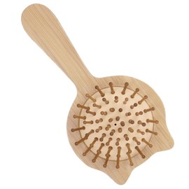 FRCOLOR Paddle Brush for Women Cartoon Cat Design Scalp Comb Bamboo Hair Comb Safe for Dry Hair