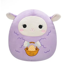 Squishmallows 2025 Original 8-Inch Easter B Squad Plush - Collectible Soft & Squishy Mini Stuffed Animal Toy - Add to Your Squad - Gift for Kids, Girls & Boys (Beatrice The Purple Lamb)