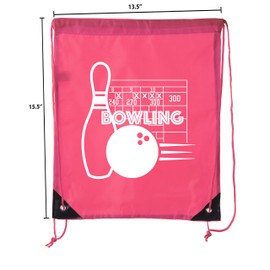 Mato & Hash Drawstring Bowling Bag | Bowling Cinch bags for Leagues and Parties!