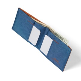 Allett Sport Wallet, Hazel Brown | Leather, RFID Blocking | Slim, Minimalist, Bifold Wallet, Thin, Front Pocket | Holds 2-10+ Cards, Bills | Wallets for Men & Women | Made in the USA