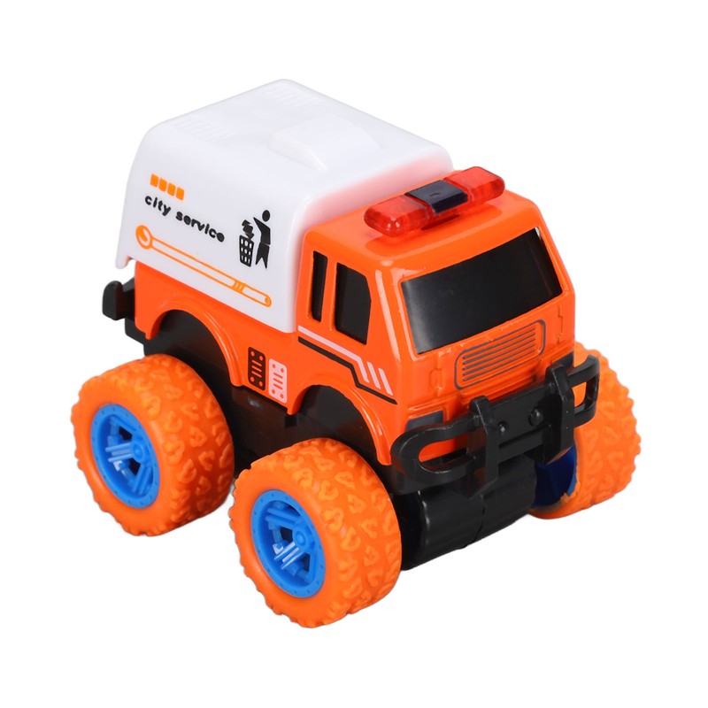Pull Back City Cars Alloy Cartoon Q Version Sanitation Truck