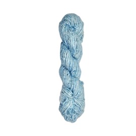 Maker's Craft - Hilo de seda de plátano reciclado de 100 gramos, 30 yardas para bricolaje colores clásico, tejer y ganchillo, macramé, fabricación y tela de joyas, hilo sostenible (cielo)