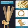 SGUVK Brushed Gold Shower Faucet Set, Bathroom Rainfall Shower System