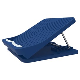 Wigore Portable Slant Board for Calf Stretching Squats Calf Stretcher Physical Therapy Equipment Adjustable Incline Board for Knees Ankle Heel Feet Leg,Color Blue