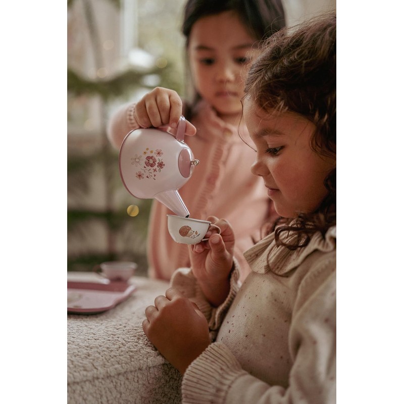 Little Dutch Fairy Garden 2013746 Tin Tea Set with Case