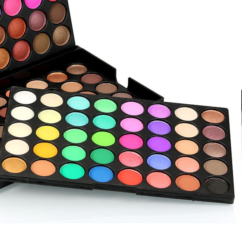 120 Colors Eyeshadow Palette Long Lasting Glitter Matte Eye Shadow