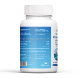 Fish Oil Omega 3 1000 mg The Best of the Sea in a Capsule. Omega-3 Fatty Acids 365 Eicosapentaenoic Acid (EPA) ALA (DHA) Premium Quality High Dose Omega-3 Fatty Acids