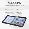 KUOOKING Graded Card Binder – Holds 60 Slabs, 6-Pocket Binder
